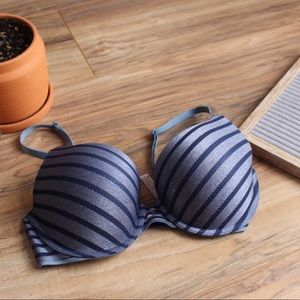 Victoria’s Secret blue T-shirt bra 32D